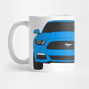 Ford Mustang Front End Grabber Blue Mug